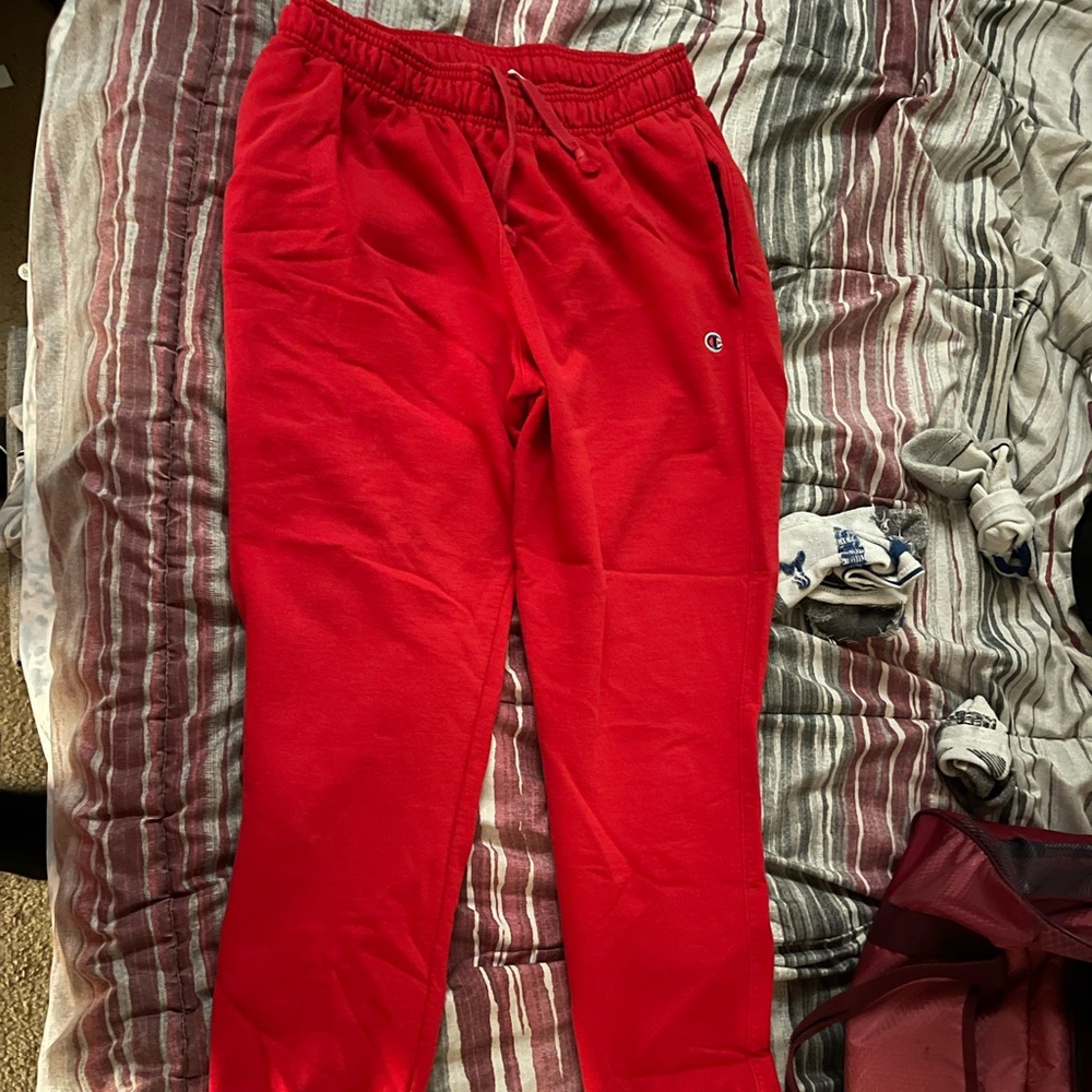 Men’s champion fleece joggers large